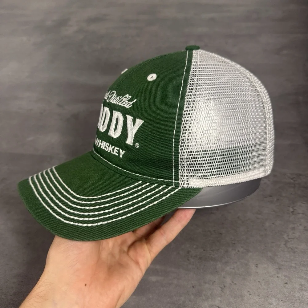 Paddy Irish Whiskey Hat Green White Dad Cap Adjustable‎ Strap Liquor Alcohol
